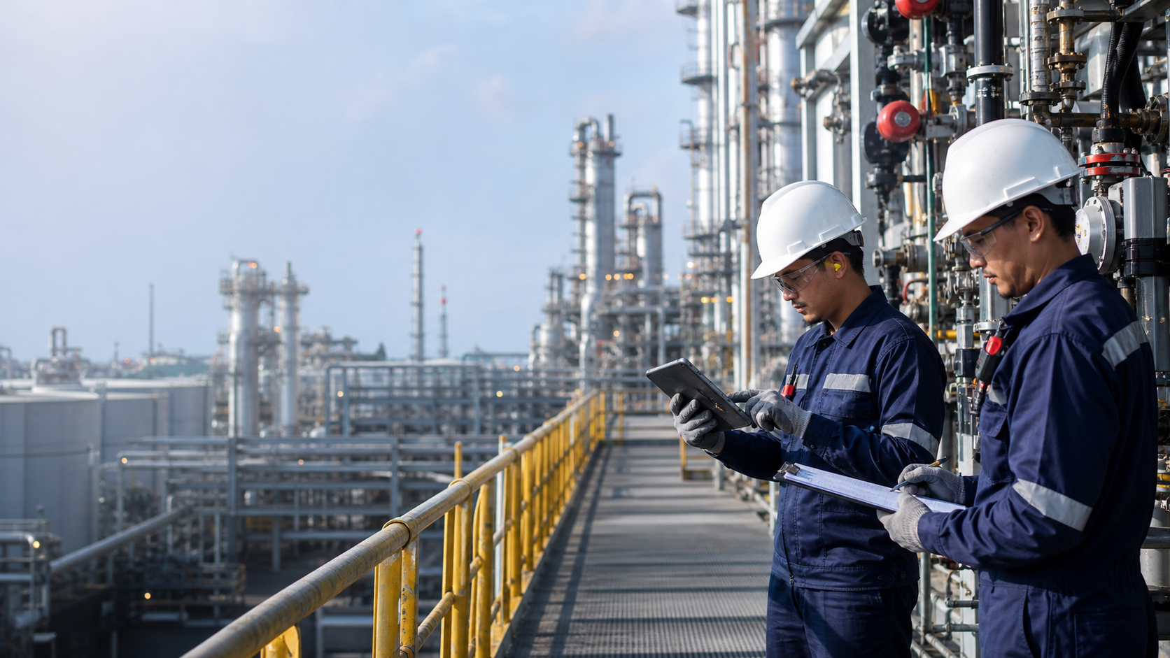 Engineering services and inspection at industrial facility