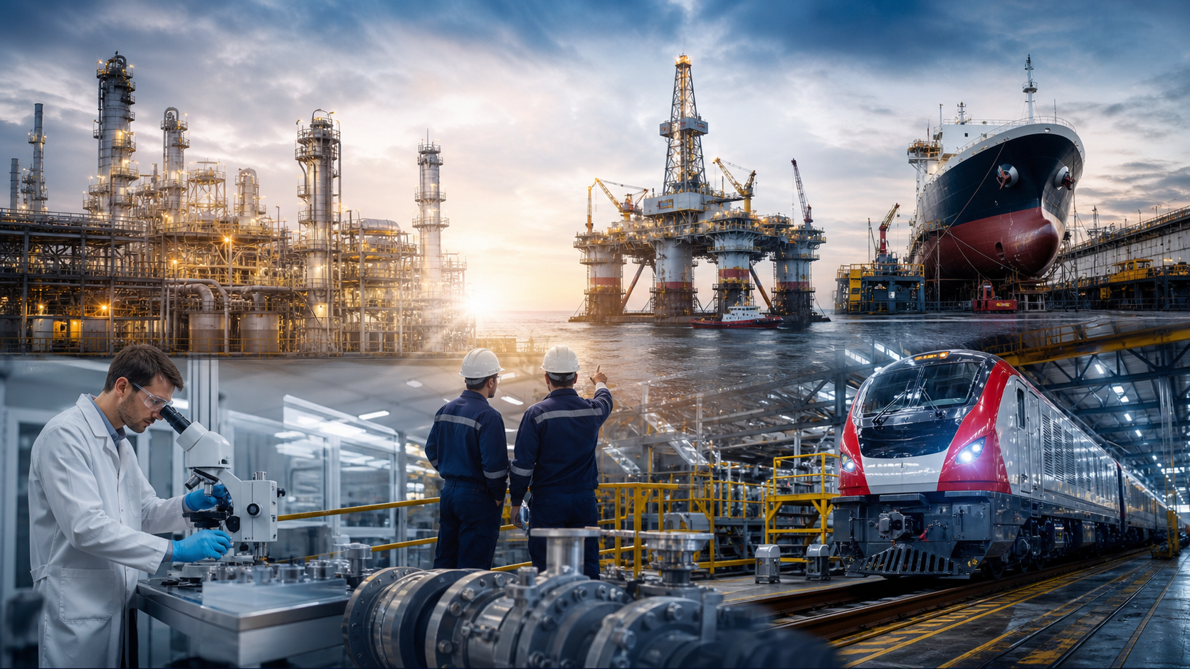 Industrial sectors served by Kinetic Technical Services